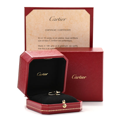 Cartier 18K Yellow Gold Small Juste Un Clou Ring 55 7.25 5 of 5