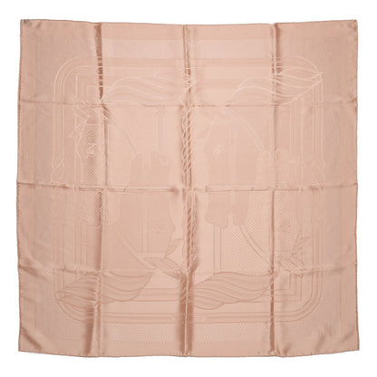 Hermes Silk Quadrige Scarf 90 Poudre 1 of 6