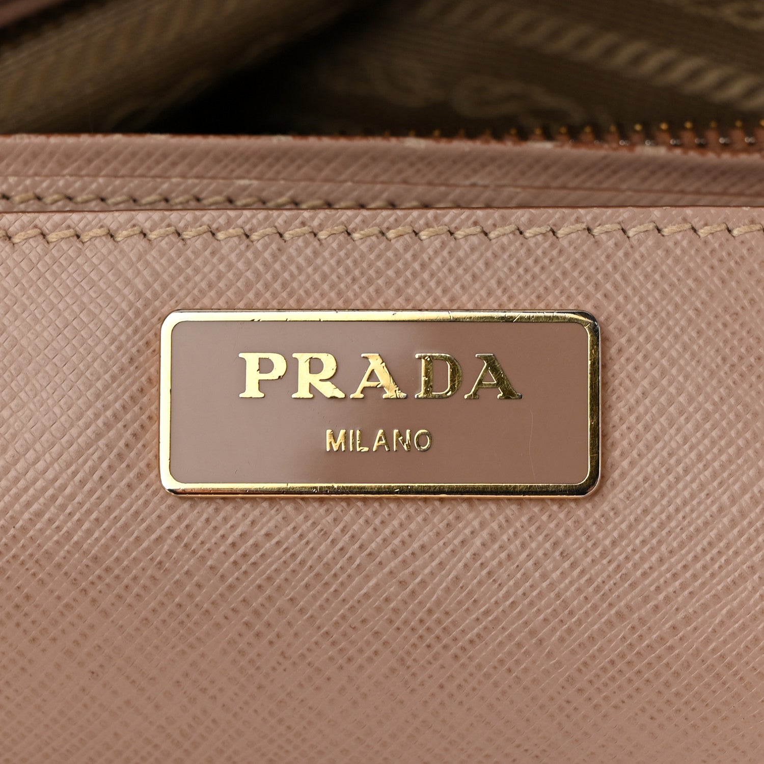 Prada Saffiano Medium Galleria Double Zip Tote Cammeo 6 of 14