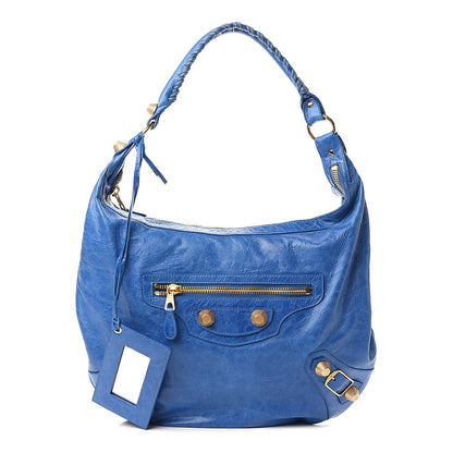 Balenciaga Chevre Giant 21 Gold Hardware Hobo French Bleu 1 of 12