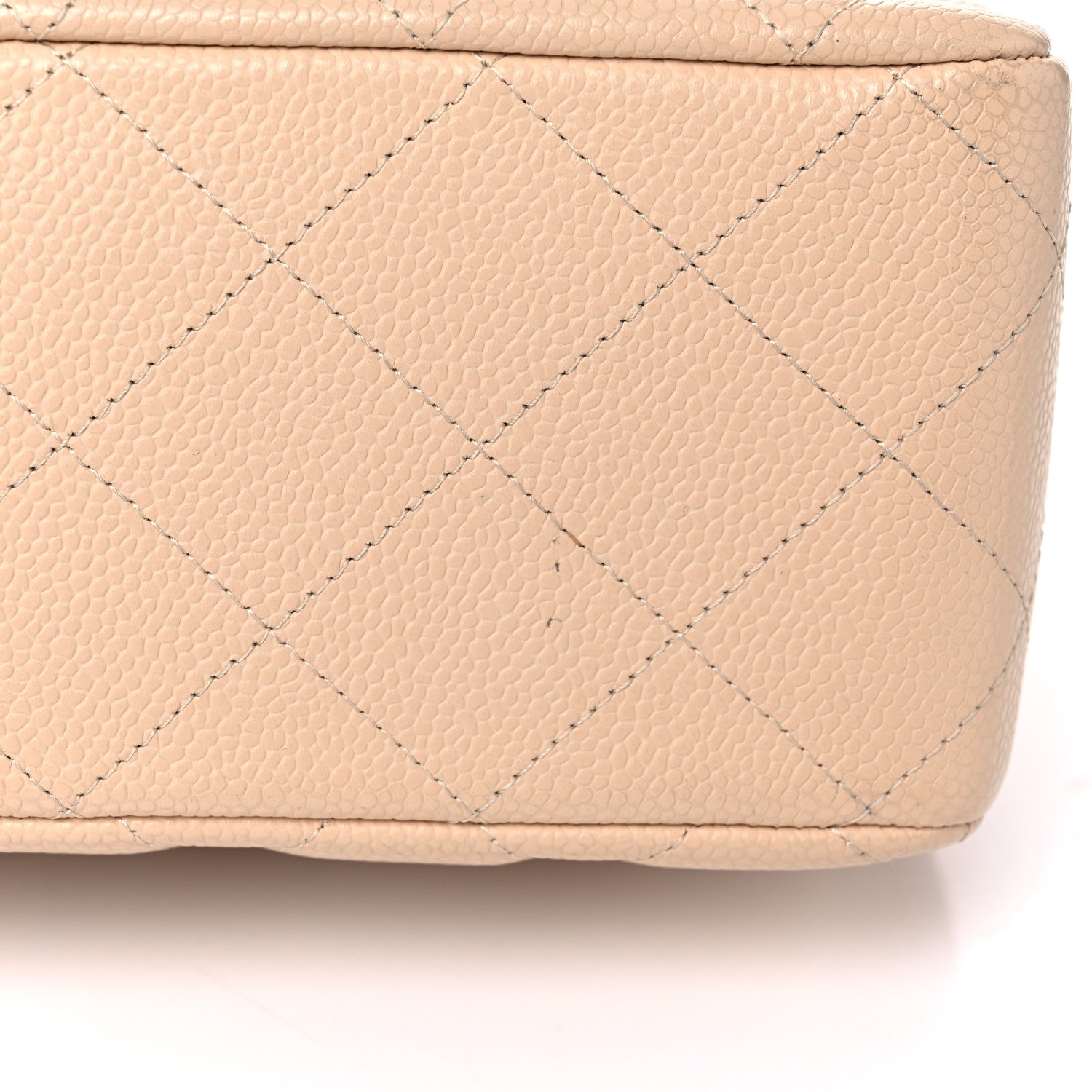Chanel Caviar Quilted Jumbo Single Flap Beige Clair 20 of 22