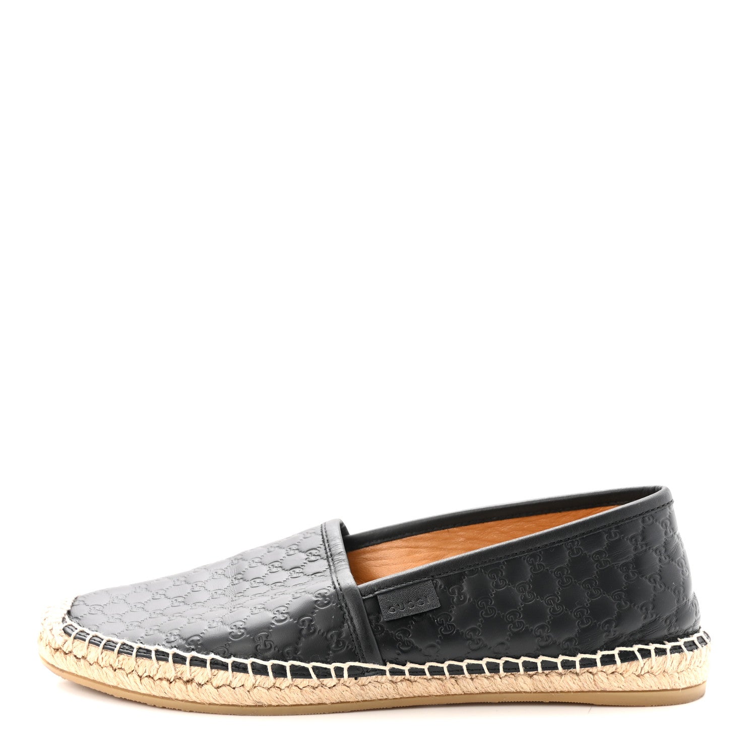 Gucci Microguccissima Signature Espadrilles 38.5 Black 1 of 9