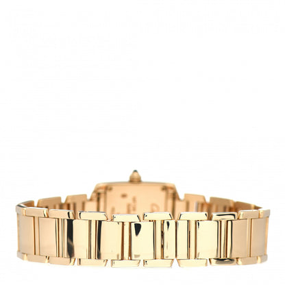 Cartier 18K Yellow Gold 20mm Tank Francaise Quartz Watch 3 of 4
