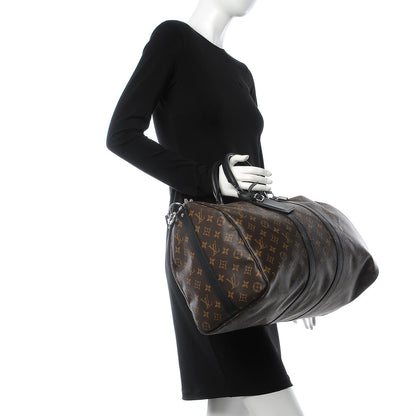 Louis Vuitton Monogram Macassar Keepall Bandouliere 45 3 of 8