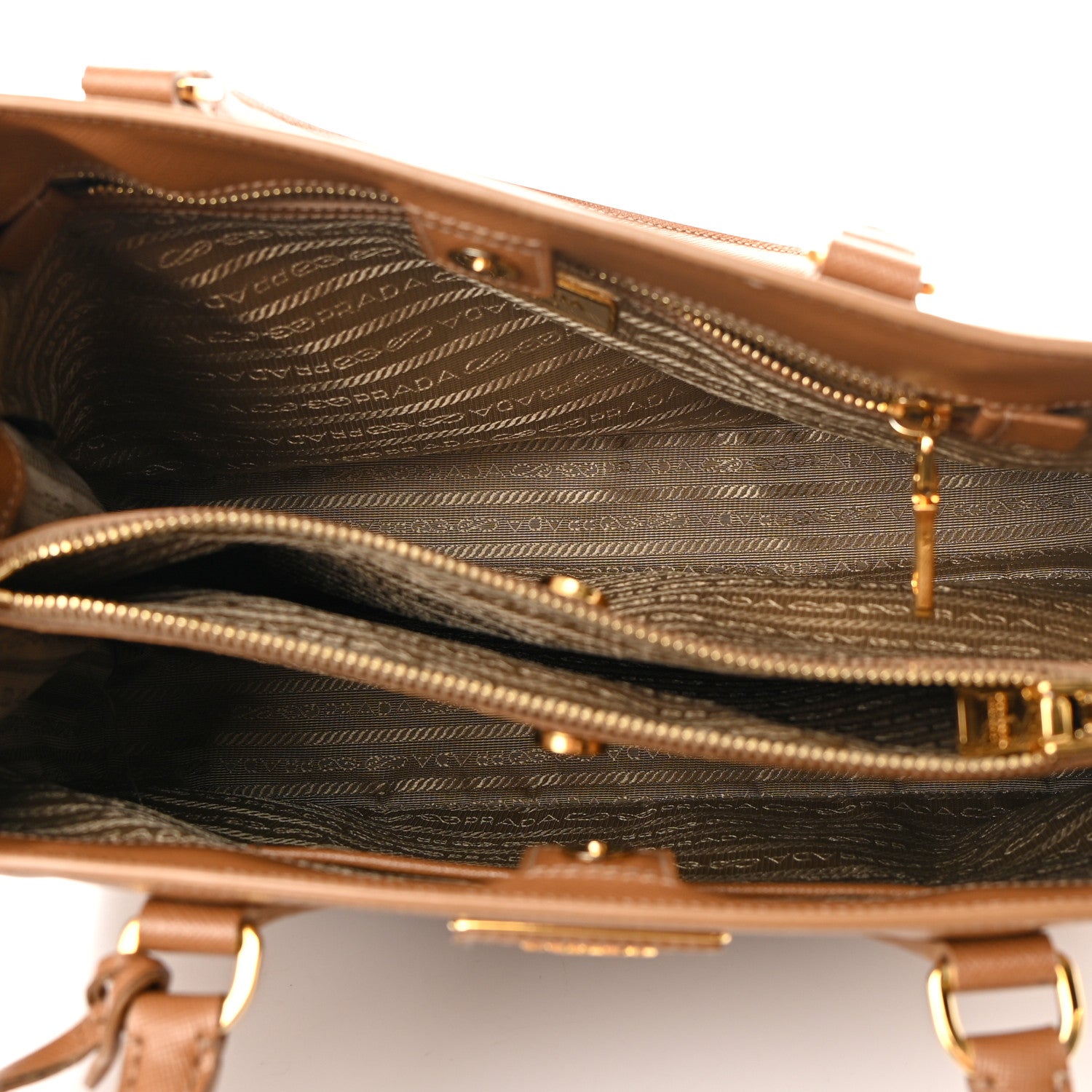 Prada Saffiano Lux Medium Tote Caramel 5 of 18