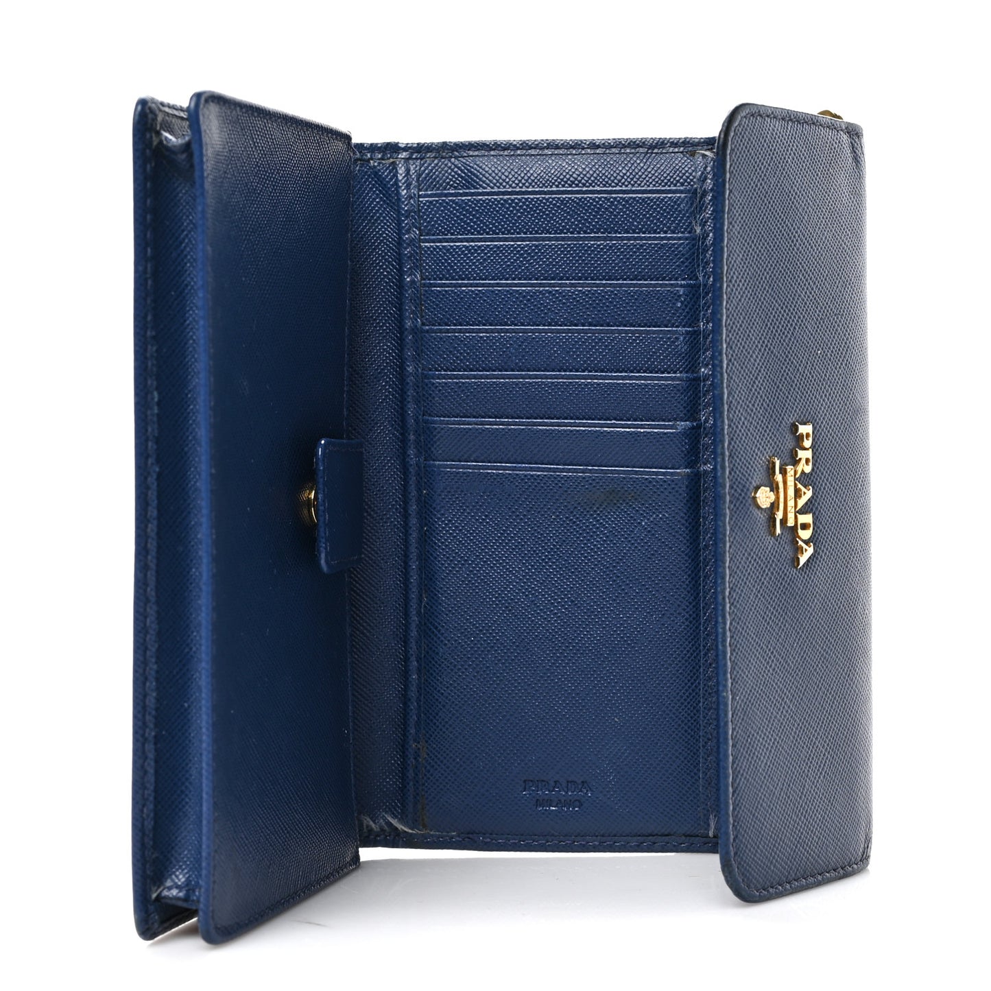 Saffiano Wristlet Wallet Bleuette