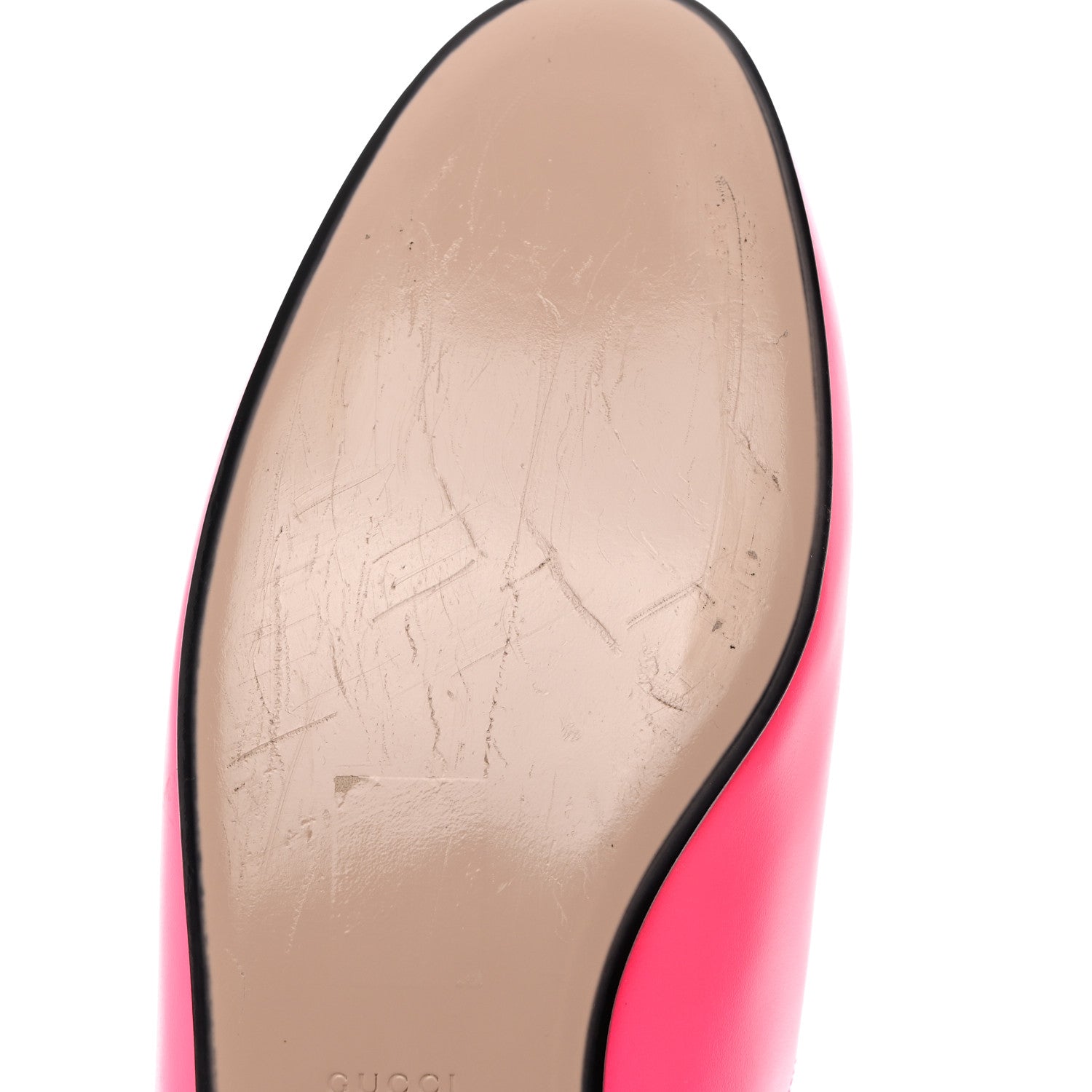 Gucci Calfskin Womens Princetown Slippers 40.5 Fuxia Fluo 9 of 11
