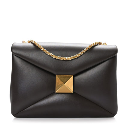 Valentino Garavani Nappa Medium One Stud Chain Shoulder Bag Fondant 1 of 9