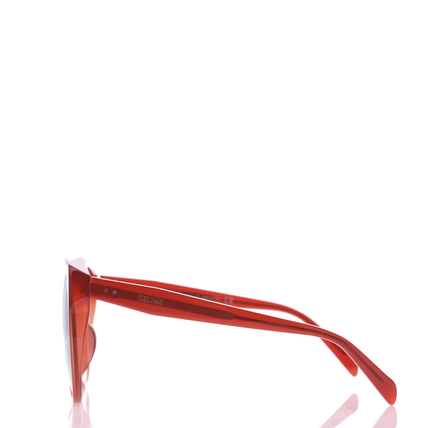 Celine Acetate Gradient Square Sunglasses CL4048FN Red 3 of 7