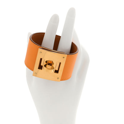 Hermes Swift Kelly Dog Bracelet Orange 2 of 5
