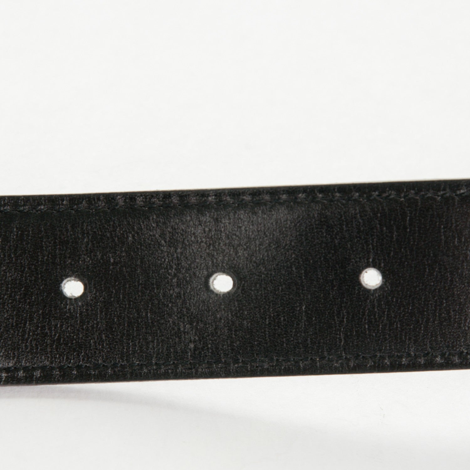Hermes Box Togo 32mm H Belt 80 Black Chocolate 4 of 10