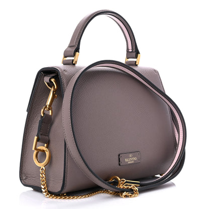 Valentino Garavani Grainy Calfskin Small VSling Top Handle Bag Clay 2 of 8