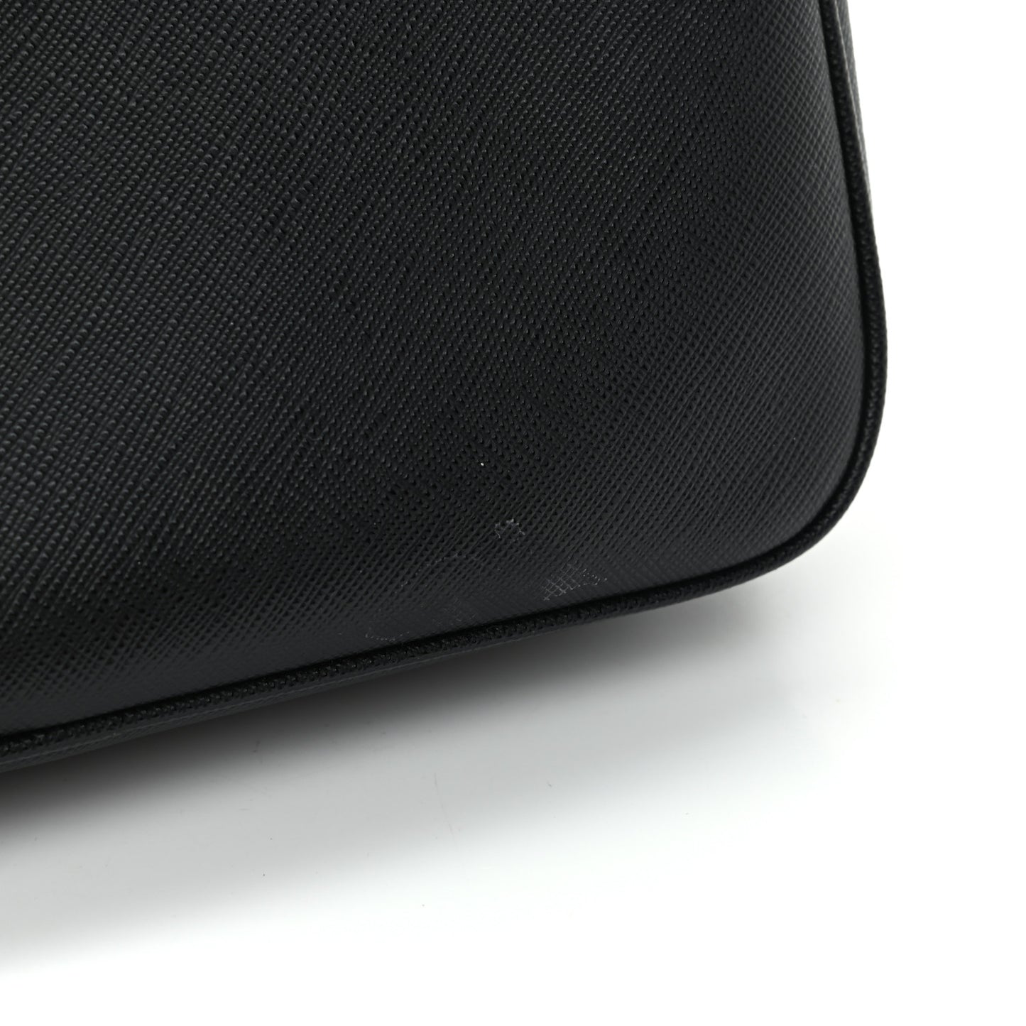 Saffiano Lux Re-Edition 2005 Shoulder Bag Black
