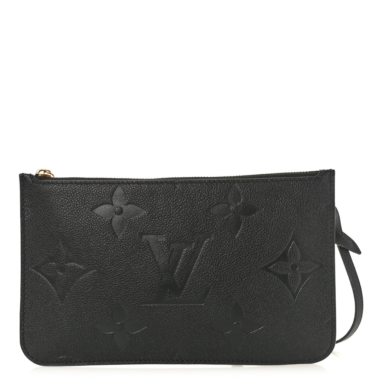 Louis Vuitton Empreinte Monogram Giant Neverfull MM Pochette Black 1 of 6