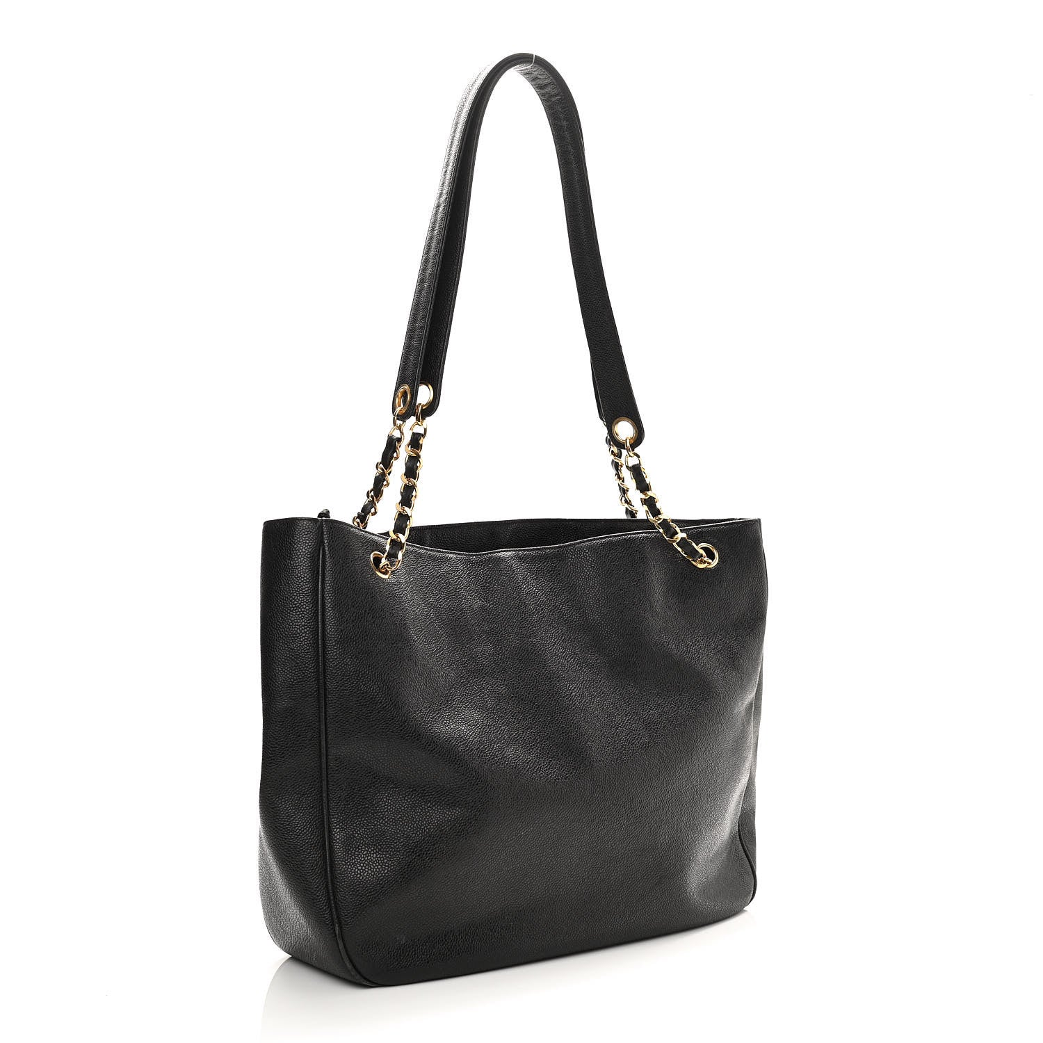 Chanel Caviar CC Tote Black 2 of 9
