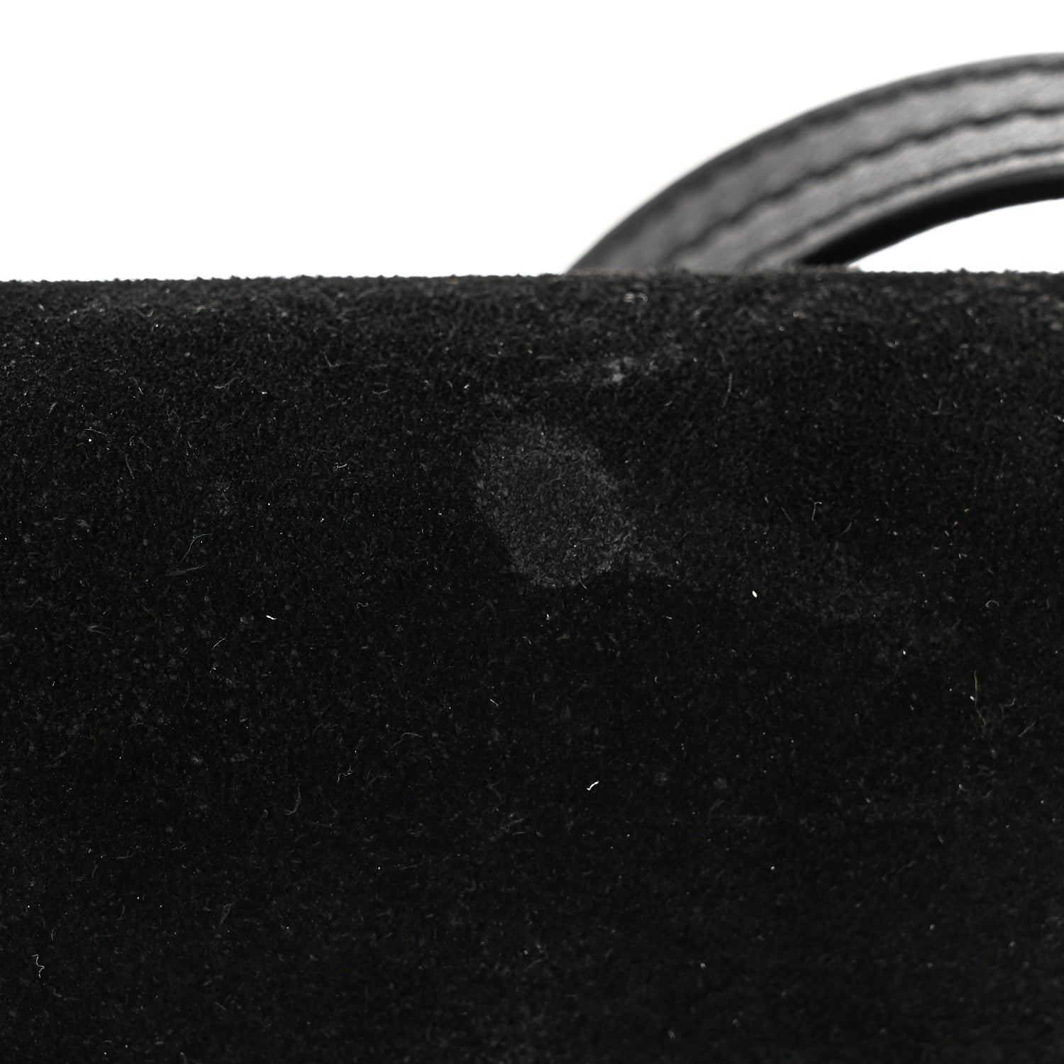 Chloe Suede Calfskin Small Faye Shoulder Bag Black 11 of 11
