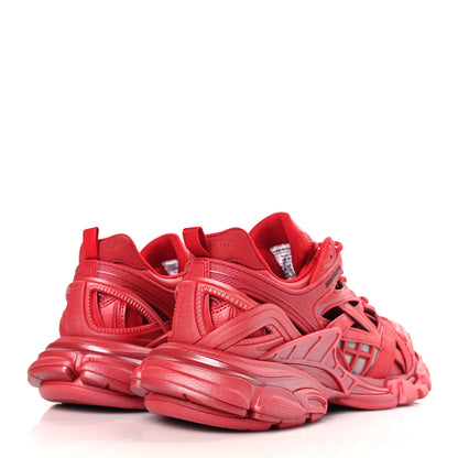 Balenciaga Rubber Mesh Pearlescent Mens Track.2 Open Sneakers 40 Red 4 of 7