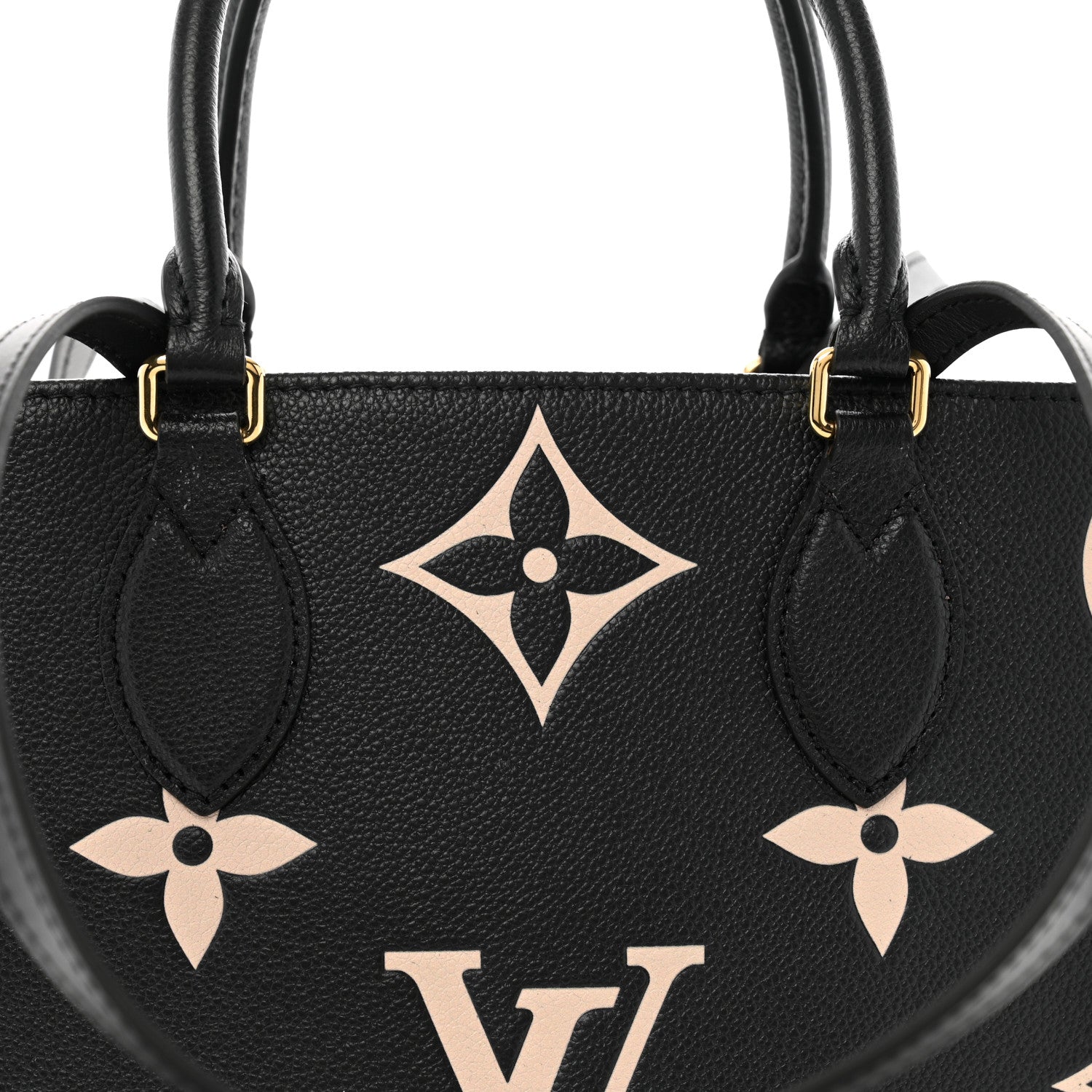 Louis Vuitton Empreinte Monogram Giant Onthego MM Black Beige 7 of 11