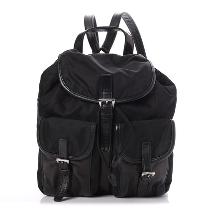 Prada Nylon Vela Small Backpack Black 1 of 7