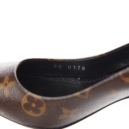Louis Vuitton Monogram Cherie Pumps 36 Black 9 of 13