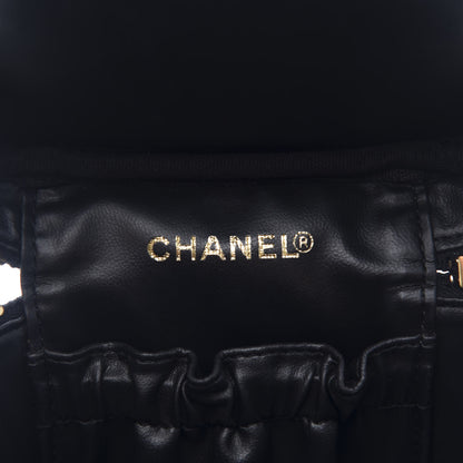 Chanel Caviar Vanity Cosmetic Case Black 6 of 10