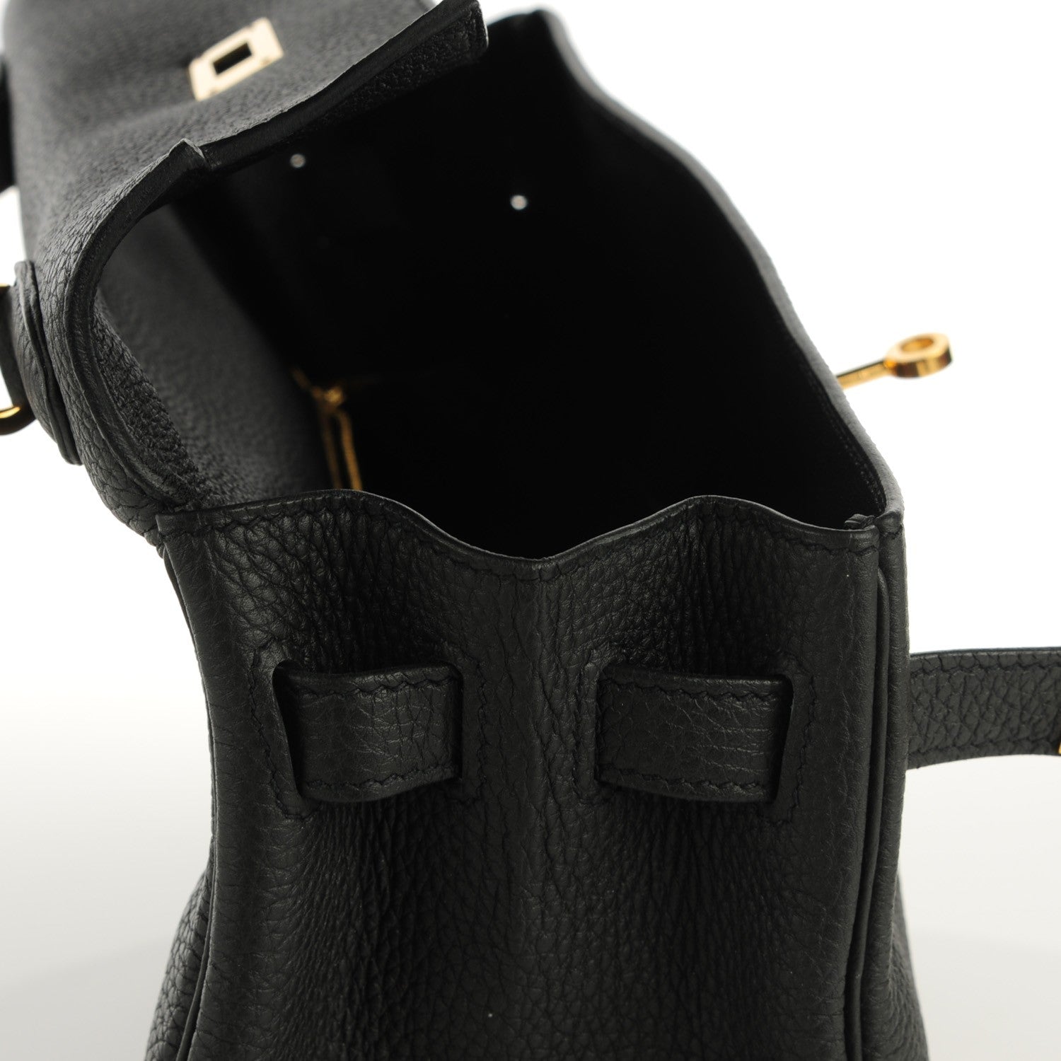 Hermes Togo Kelly Retourne 32 Black 15 of 19