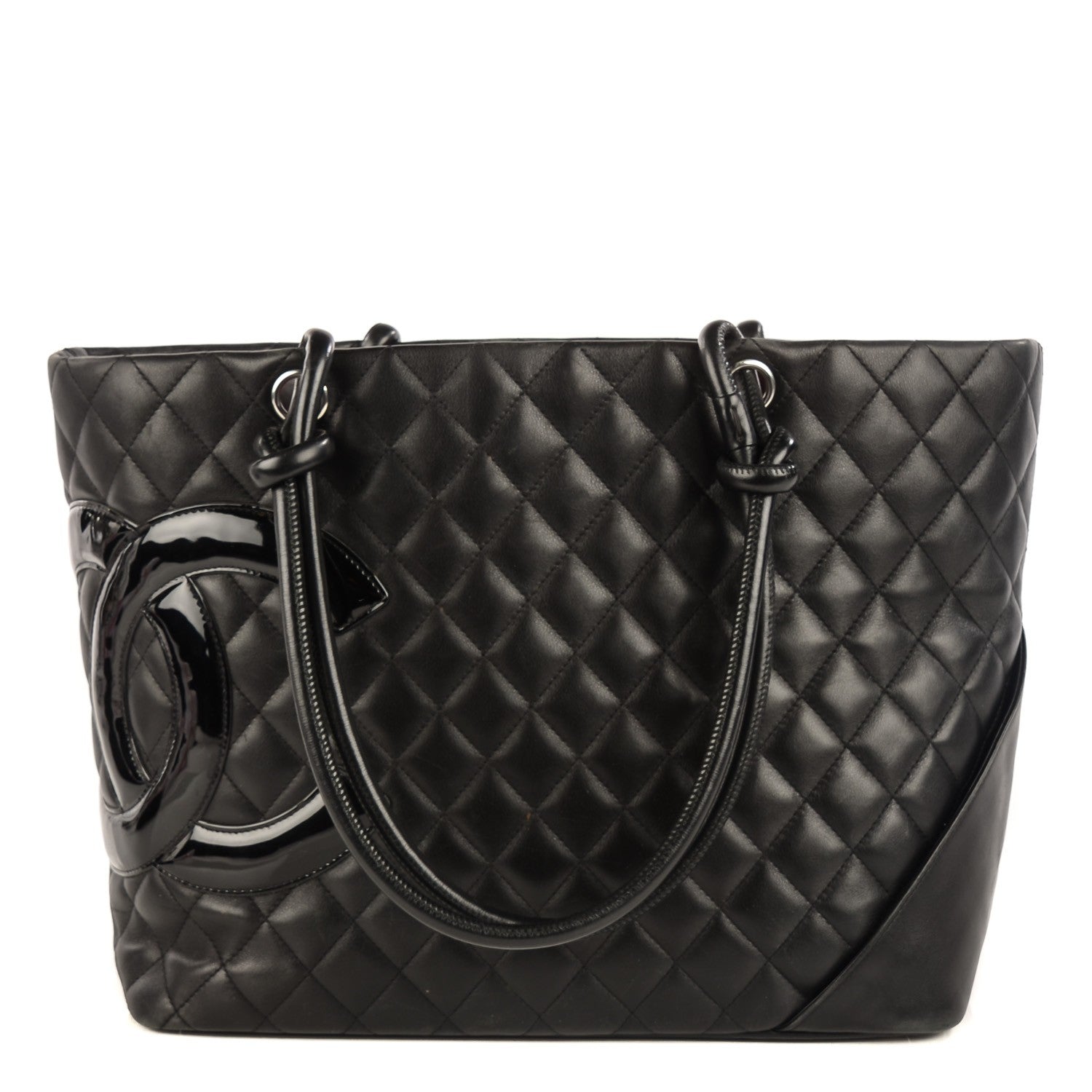 Chanel Calfskin Quilted Large Cambon Tote Black 1 of 7
