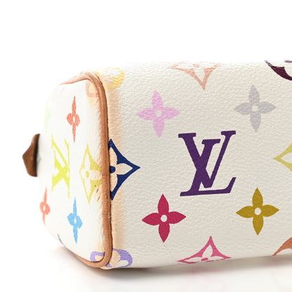 Louis Vuitton Monogram Multicolor Mini Sac HL Speedy White 7 of 14