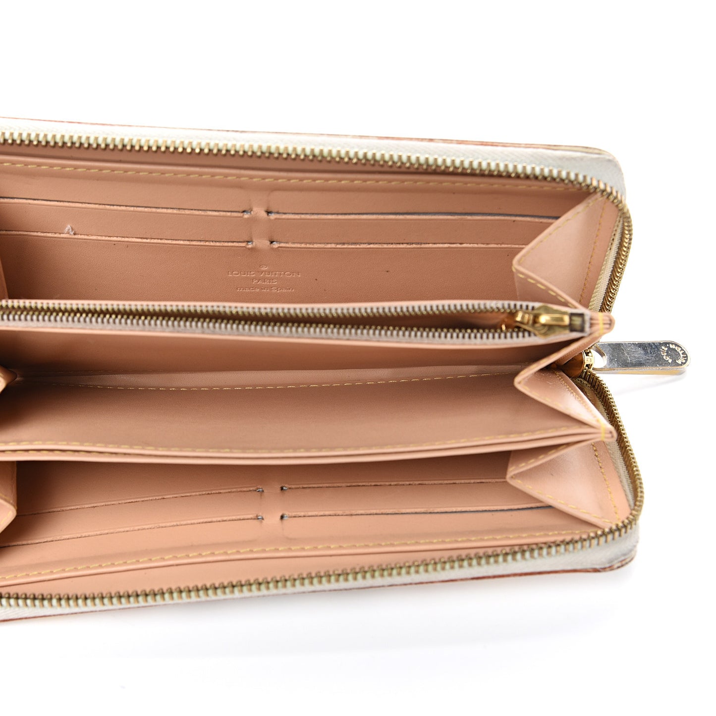 Monogram Multicolor Zippy Wallet White