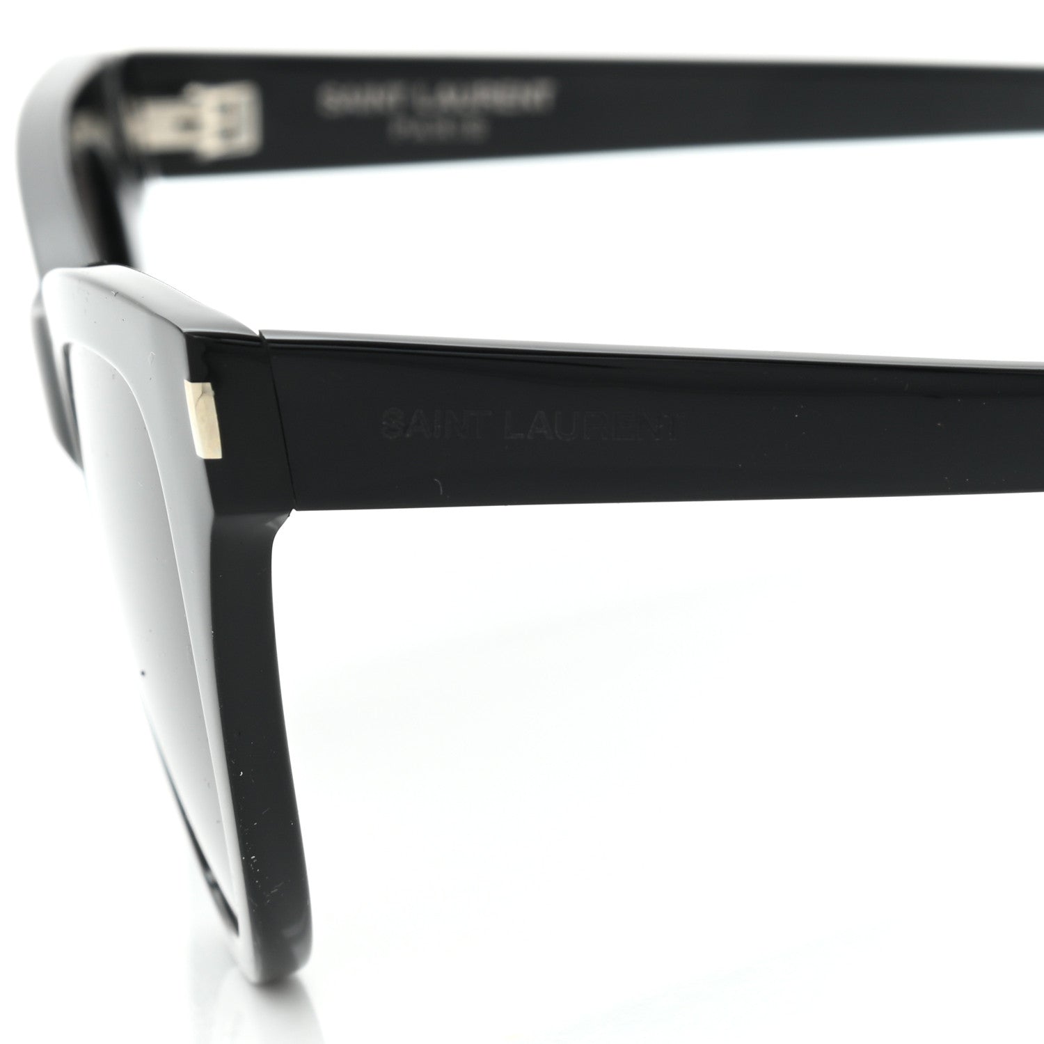 Saint Laurent Acetate Cat 3 Cat Eye Sunglasses SL425 Black 5 of 8