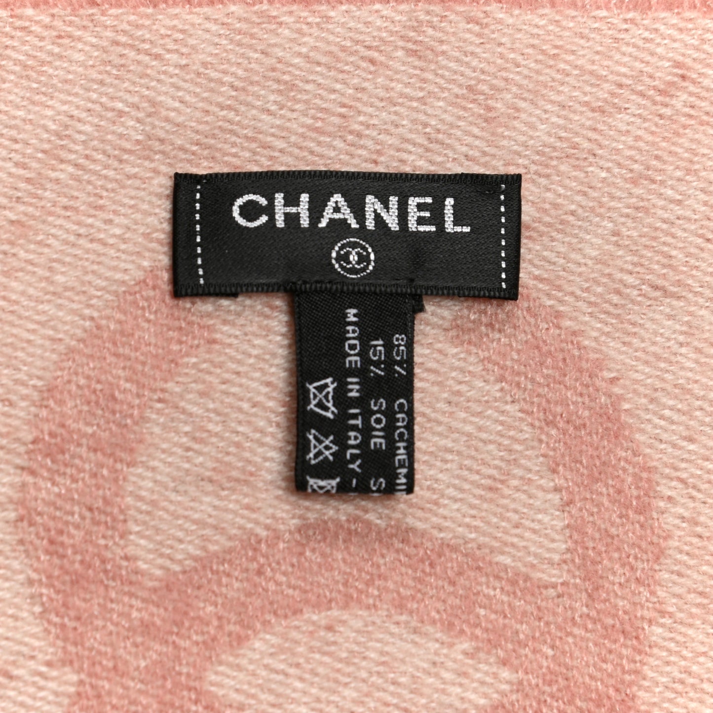 Cashmere Silk CC Scarf Pink