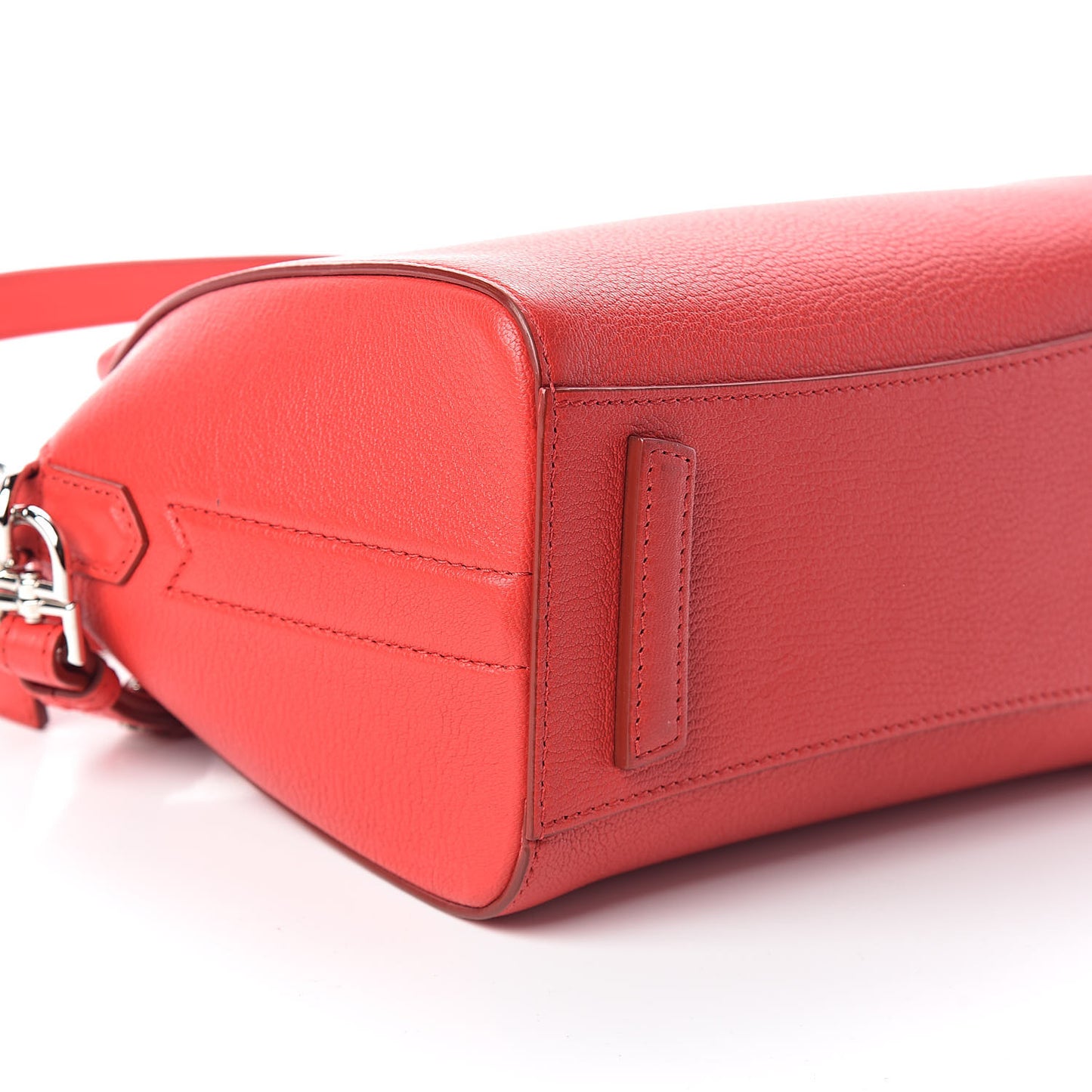 Sugar Goatskin Mini Antigona Medium Red