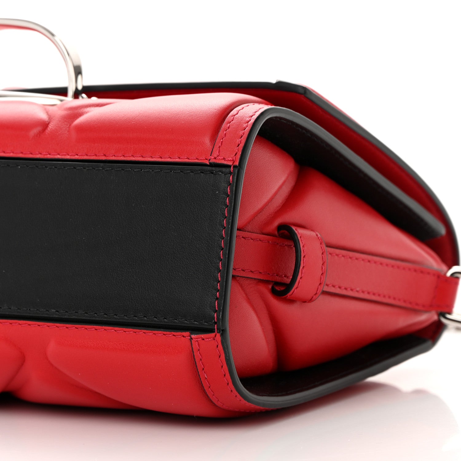 Alexander McQueen Calfskin The Story Quilted Shoulder Bag Red 10 of 15