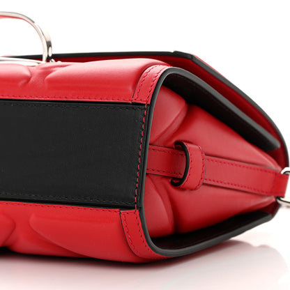 Alexander McQueen Calfskin The Story Quilted Shoulder Bag Red 10 of 15