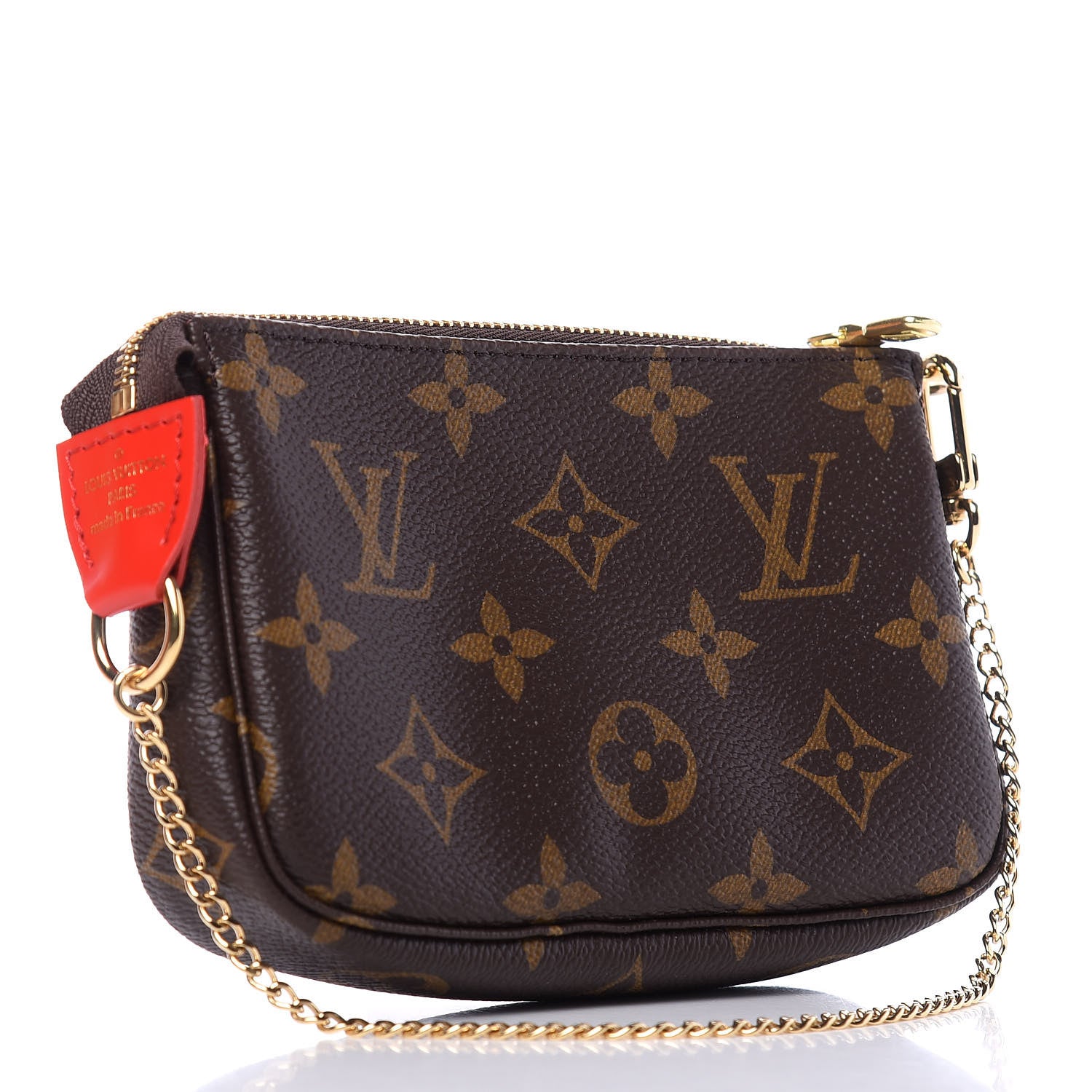 Louis Vuitton Monogram 2020 Christmas Animation Bumper Cars Mini Pochette Accessories Coquelicot 3 of 11