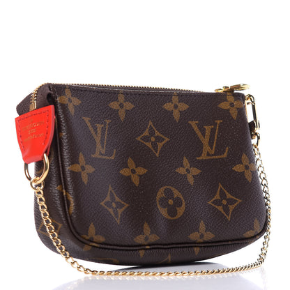Louis Vuitton Monogram 2020 Christmas Animation Bumper Cars Mini Pochette Accessories Coquelicot 3 of 11