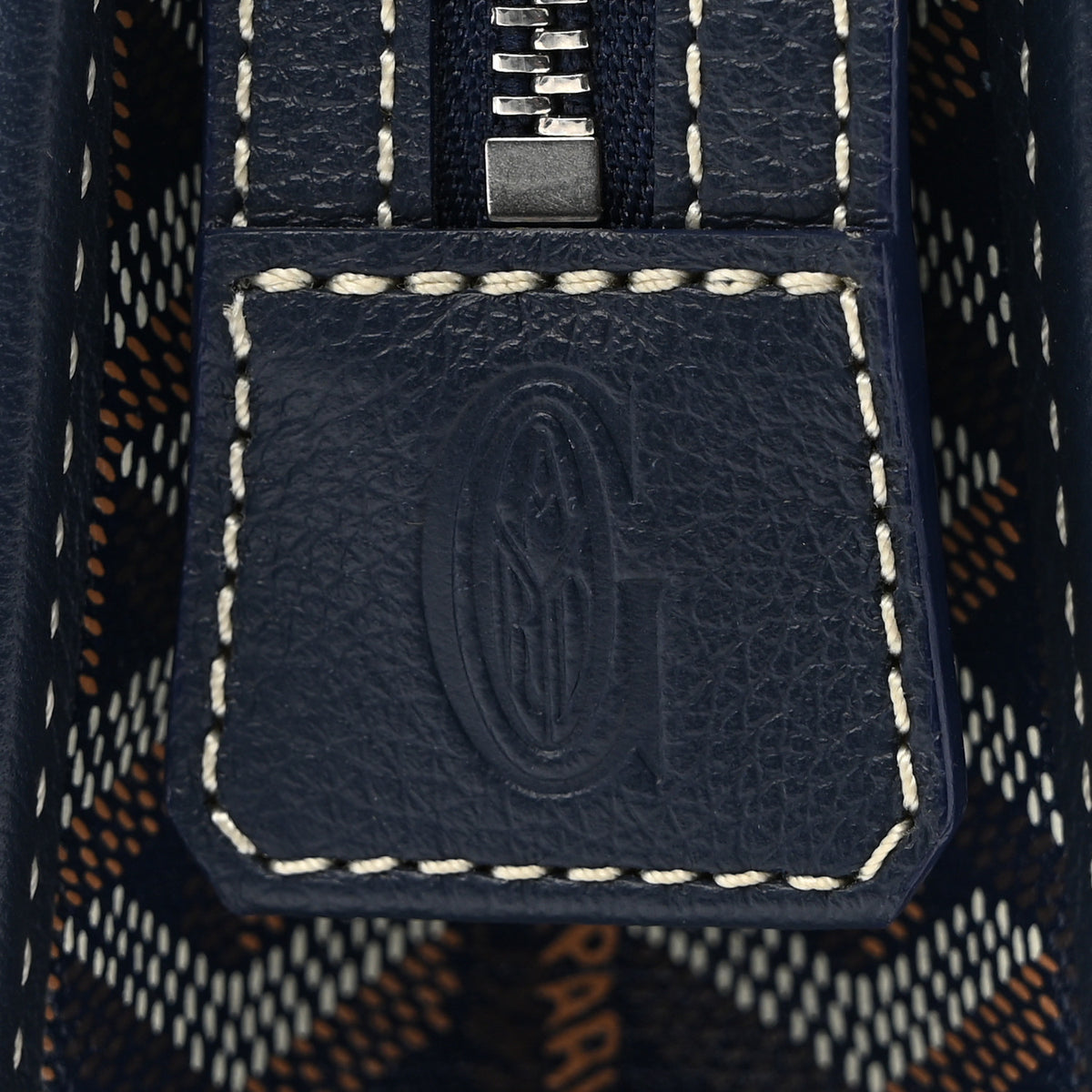 Goyardine Jouvence Toiletry Pouch MM Blue