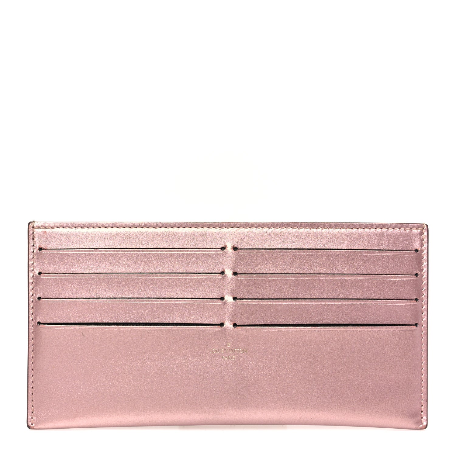 Louis Vuitton Metallic Felicie Card Holder Insert Pale Pink 1 of 9