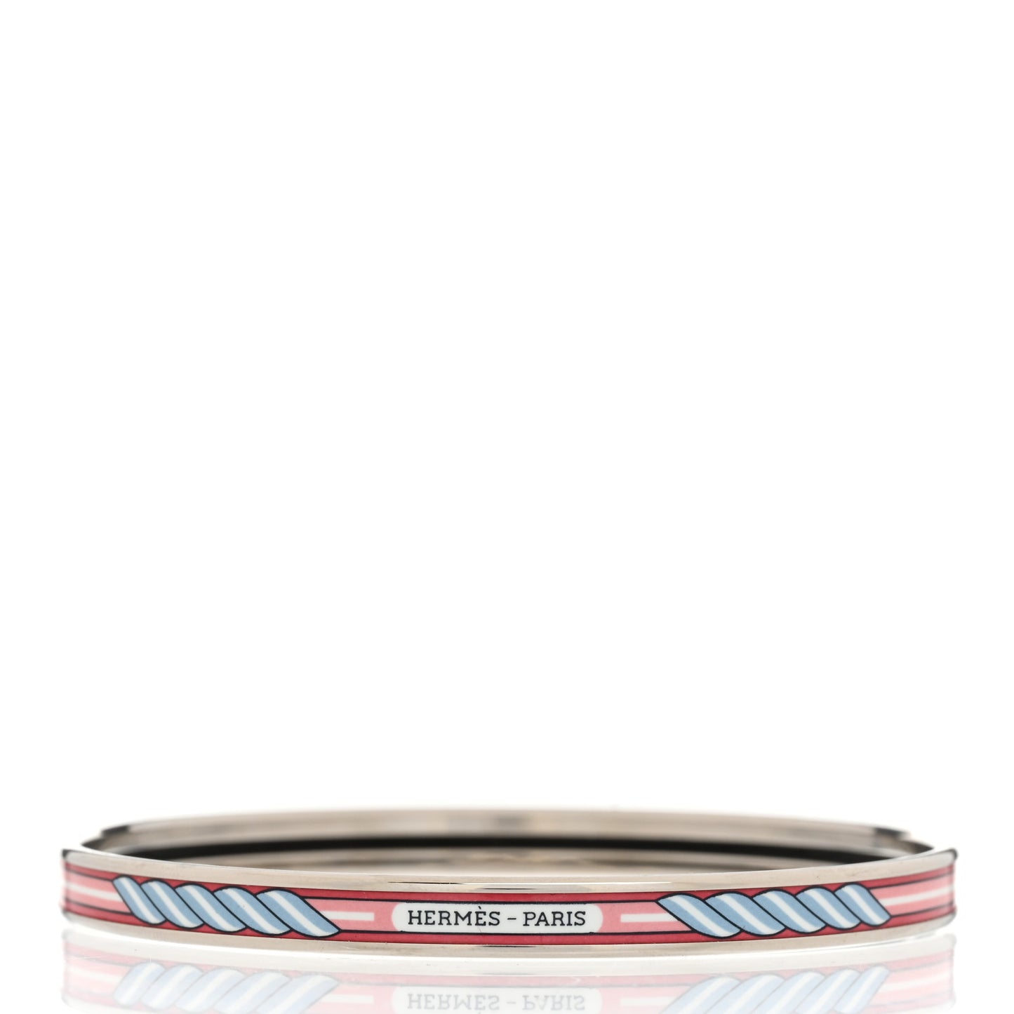 Enamel Quadrige Printed Extra Narrow Bracelet 65