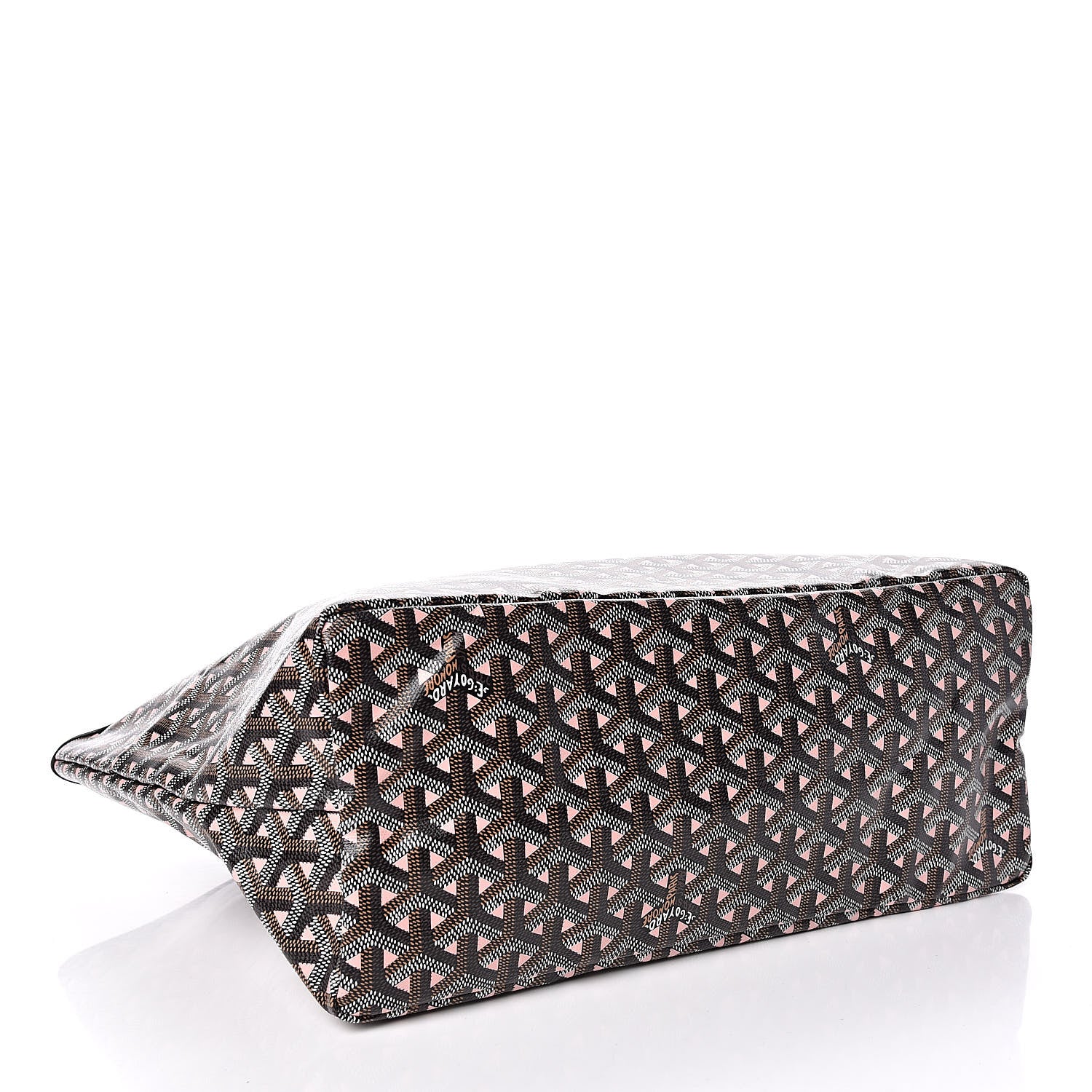 Goyard Goyardine Saint Louis Claire Voie PM Black Pink 5 of 11