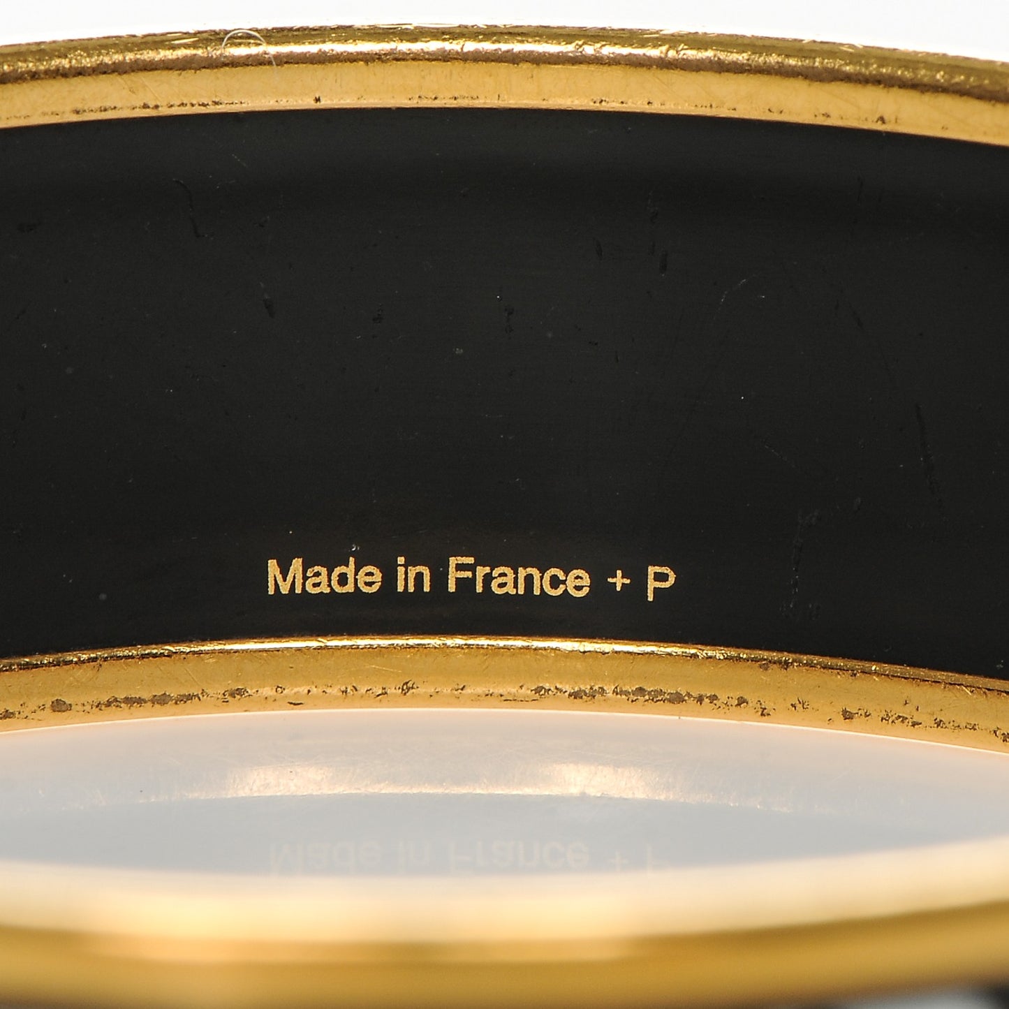 Enamel Printed Wide Balcons du Guadalquivir Bracelet 65 Black