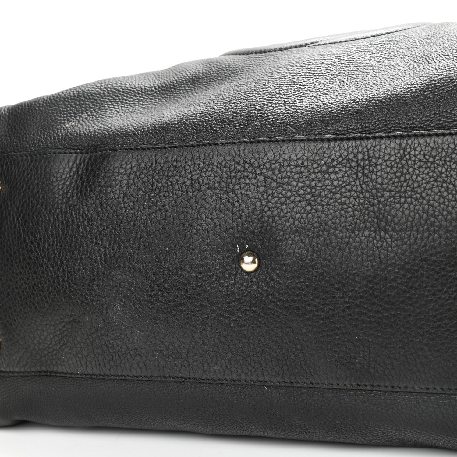 Gucci Pebbled Calfskin Large Soho Shoulder Bag Black 11 of 19