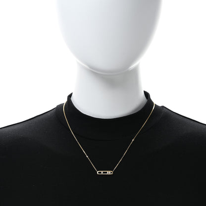Messika 18K Yellow Gold Diamond Baby Move Necklace 3 of 5