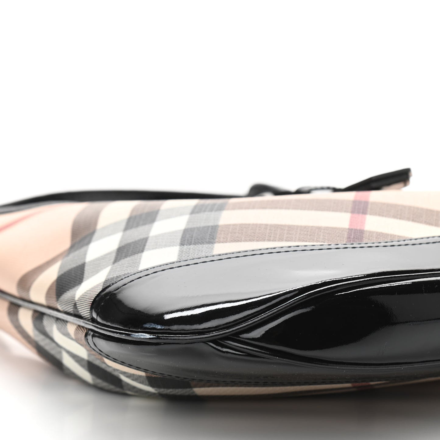Patent Nova Check Brook Hobo Black