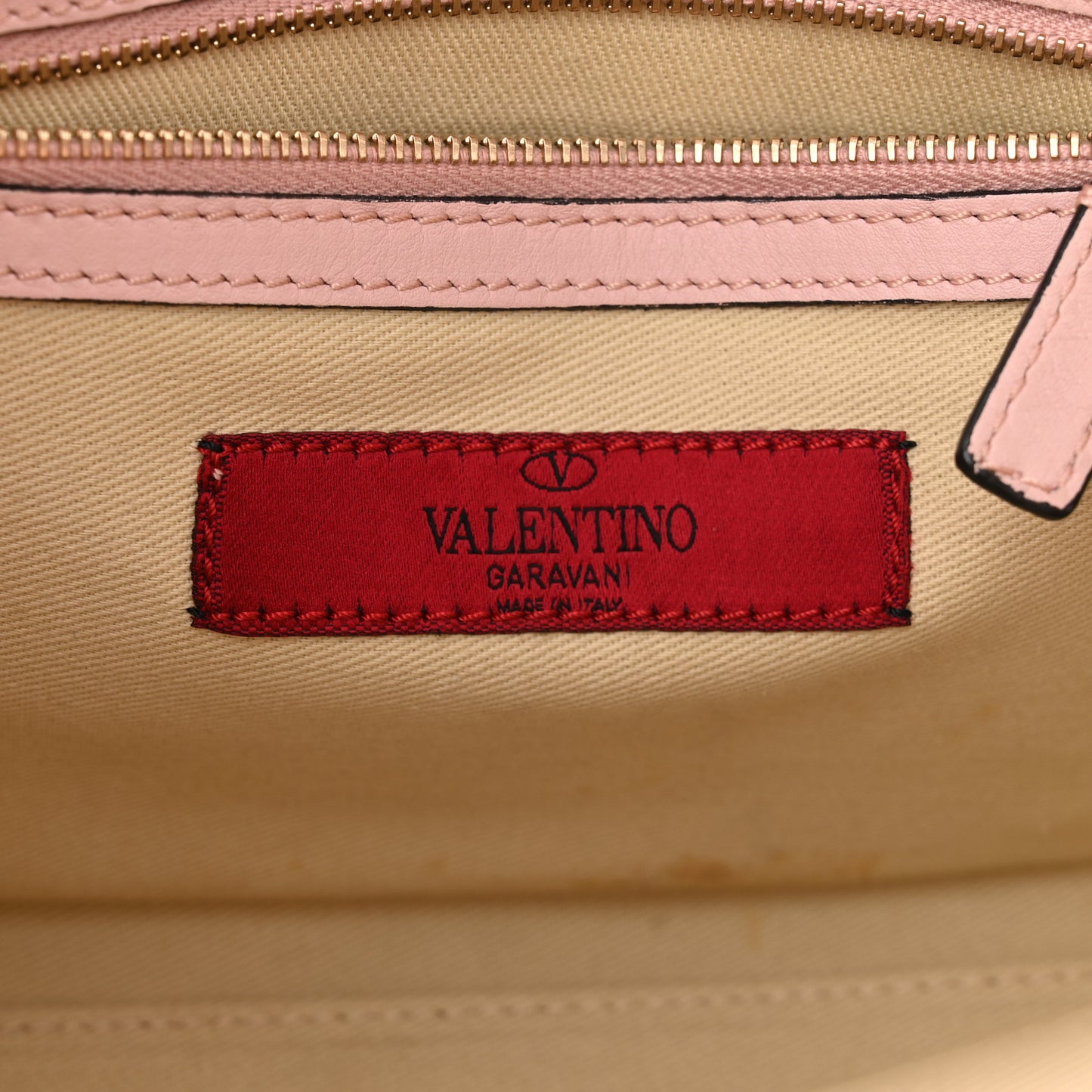 Vitello Small Rockstud Double Handle Tote Water Rose