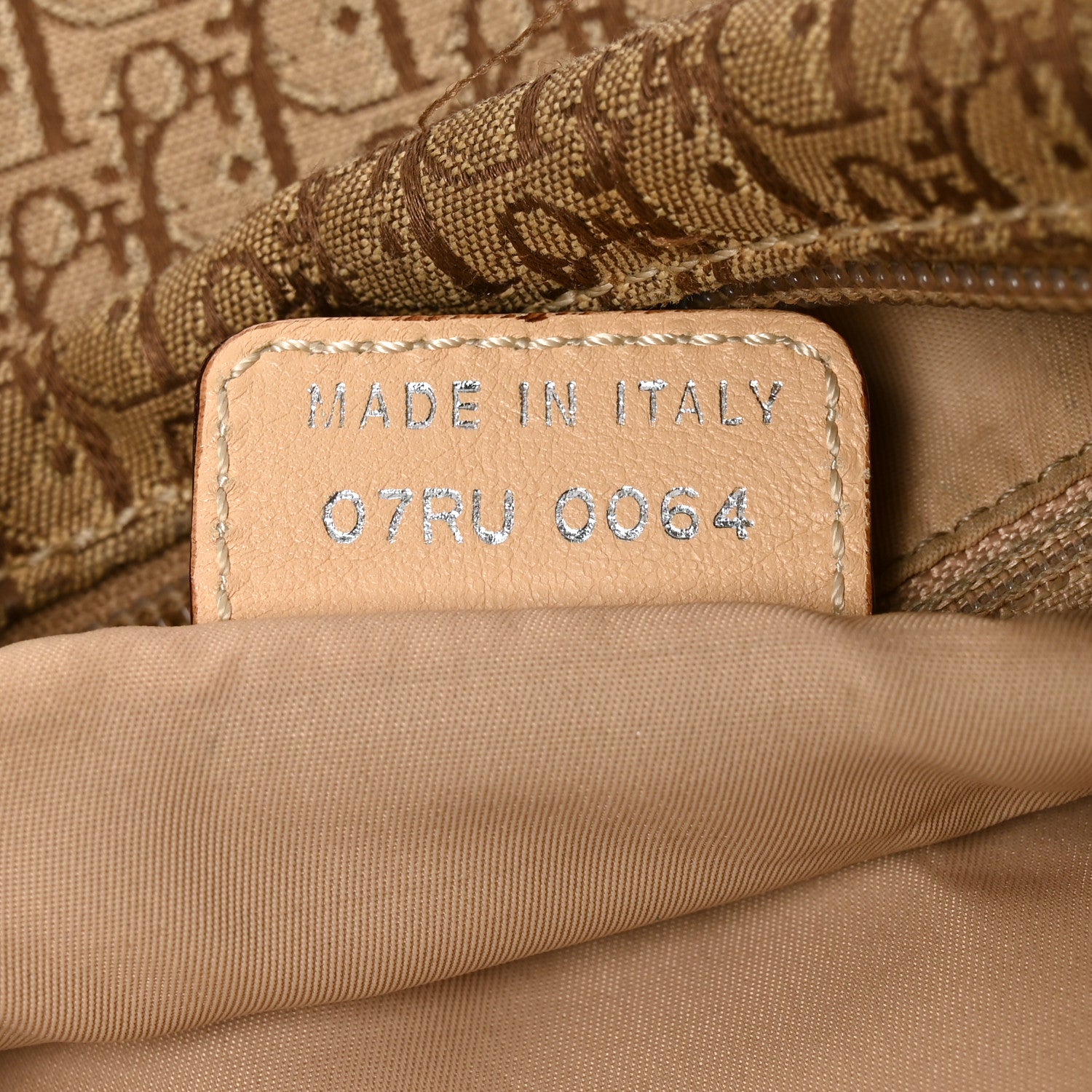 Christian Dior Canvas Diorissimo Large Messenger Bag Brown Beige 6 of 10