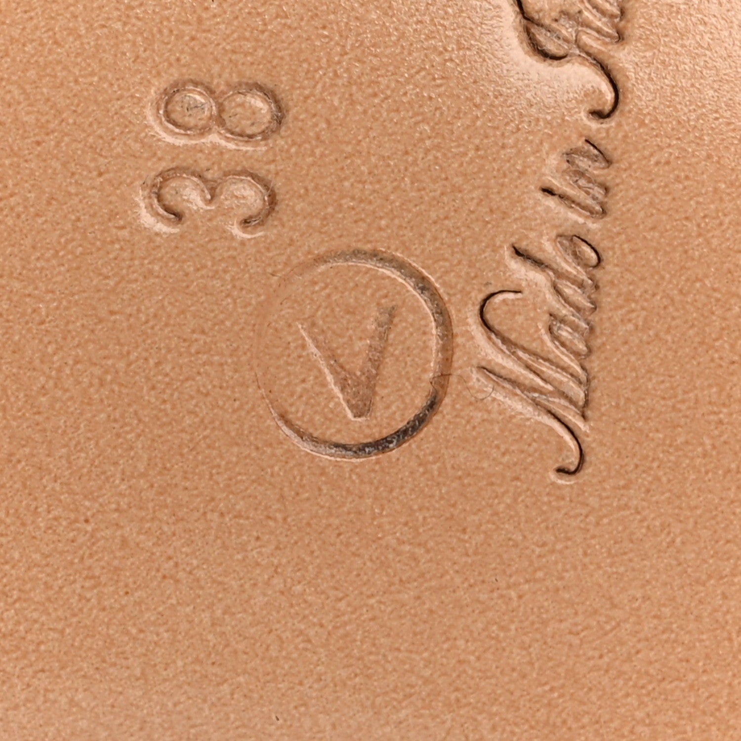 Louis Vuitton Metallic Lambskin Embossed Monogram Revival Flat Mules 38 Silver 10 of 12