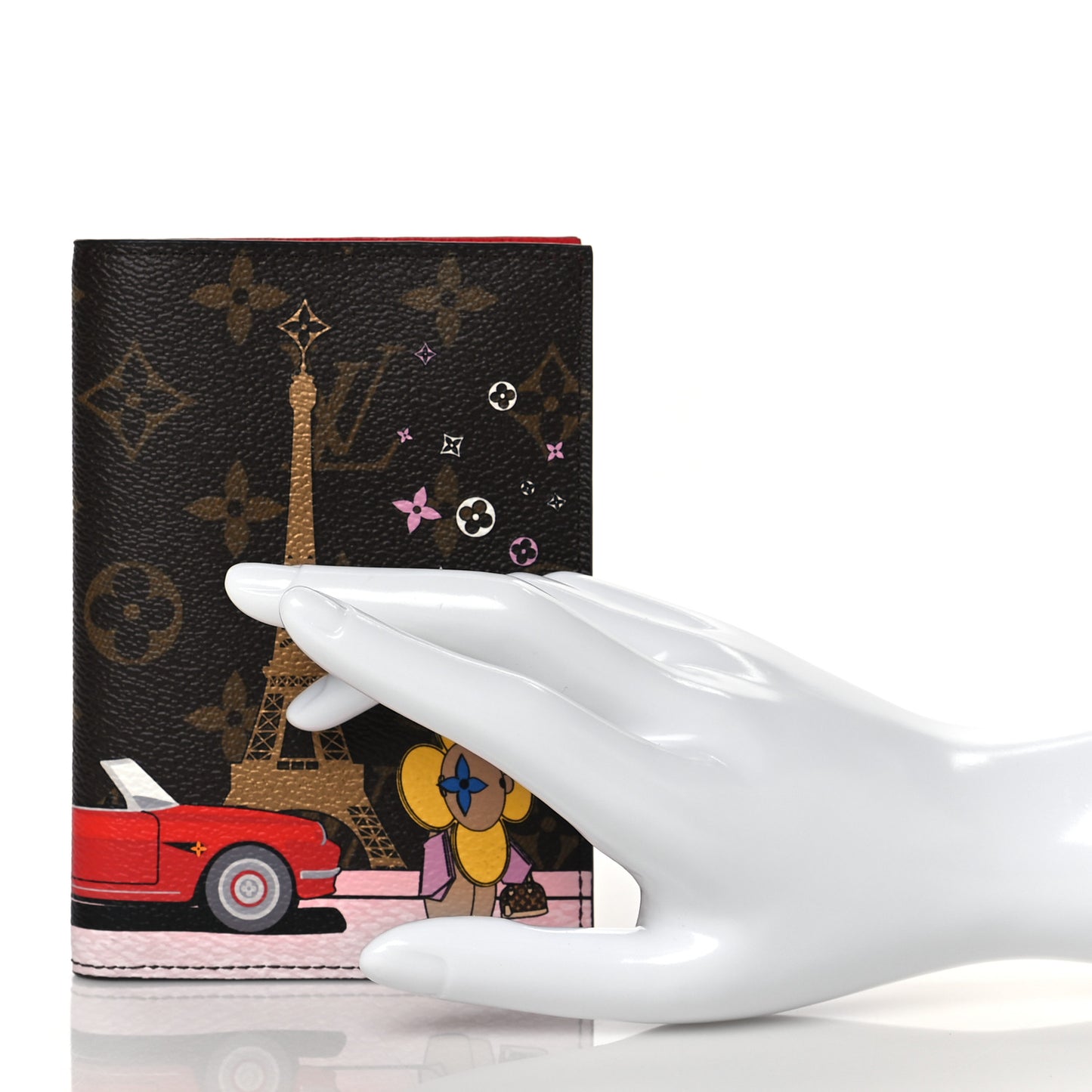 Monogram 2019 Christmas Animation Passport Cover Rouge