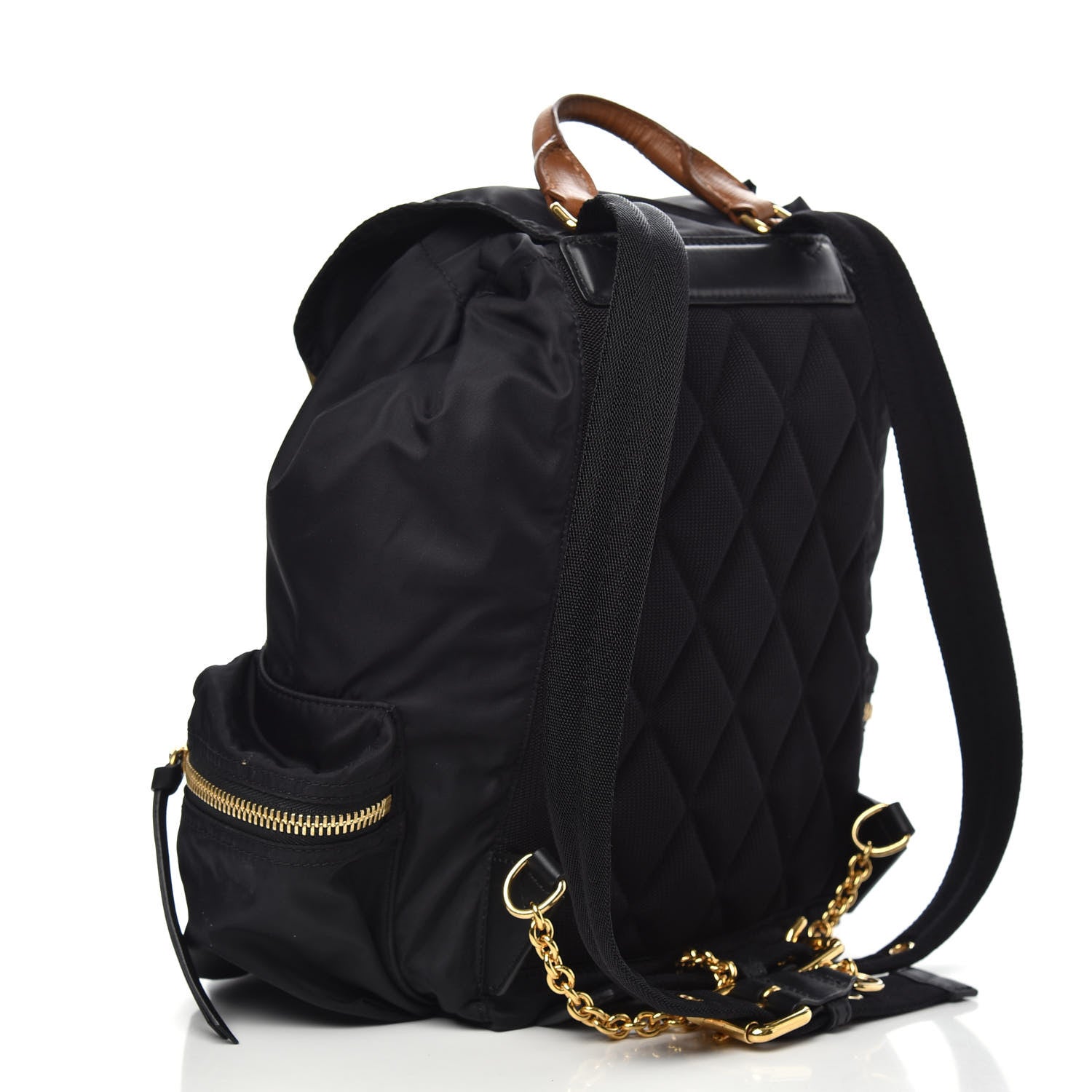 Burberry Nylon Medium Rucksack Backpack Black 2 of 9