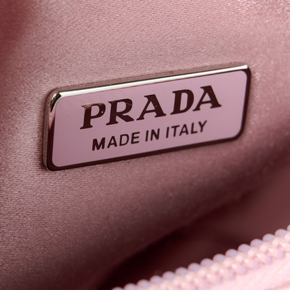 Prada Satin Crystal Mini Re-Edition 2000 Bag Alabastro 6 of 11